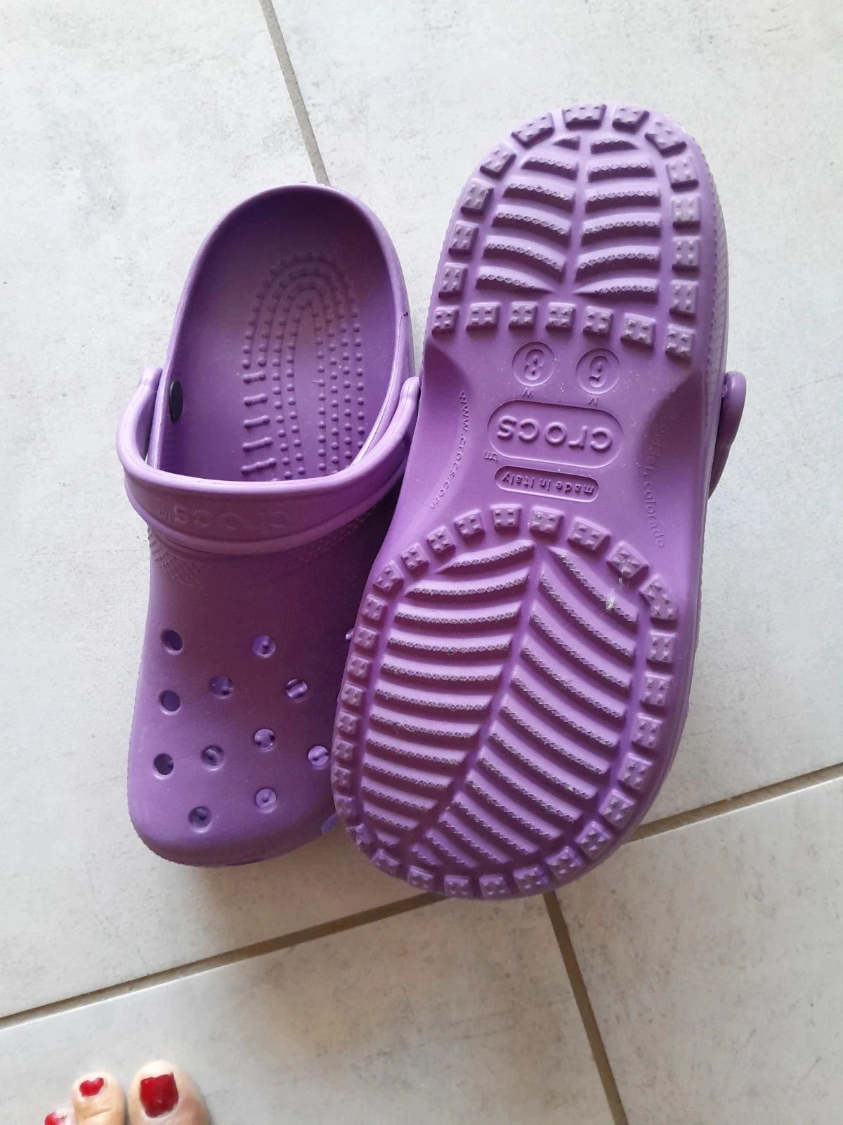 Crocs violettes - Pointure 36/38 - Excellent état – photo 4